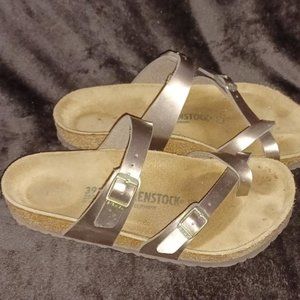 Birkenstock Gold Mayari Sandals